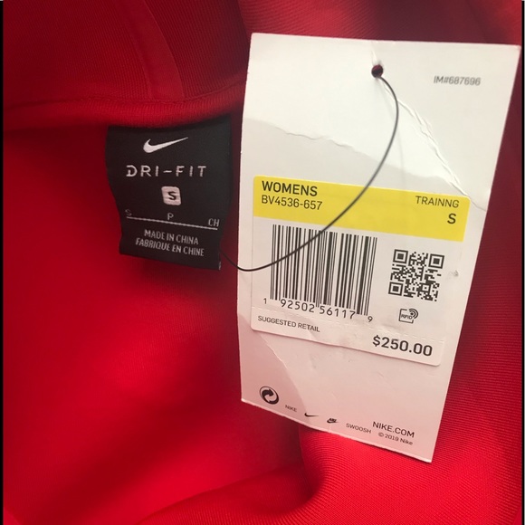 NEW wTag-Women’s NIKE Mock Embellished Jacket S - Picture 4 of 4